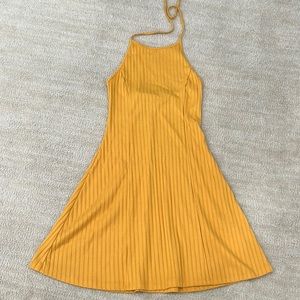 Yellow flow dress